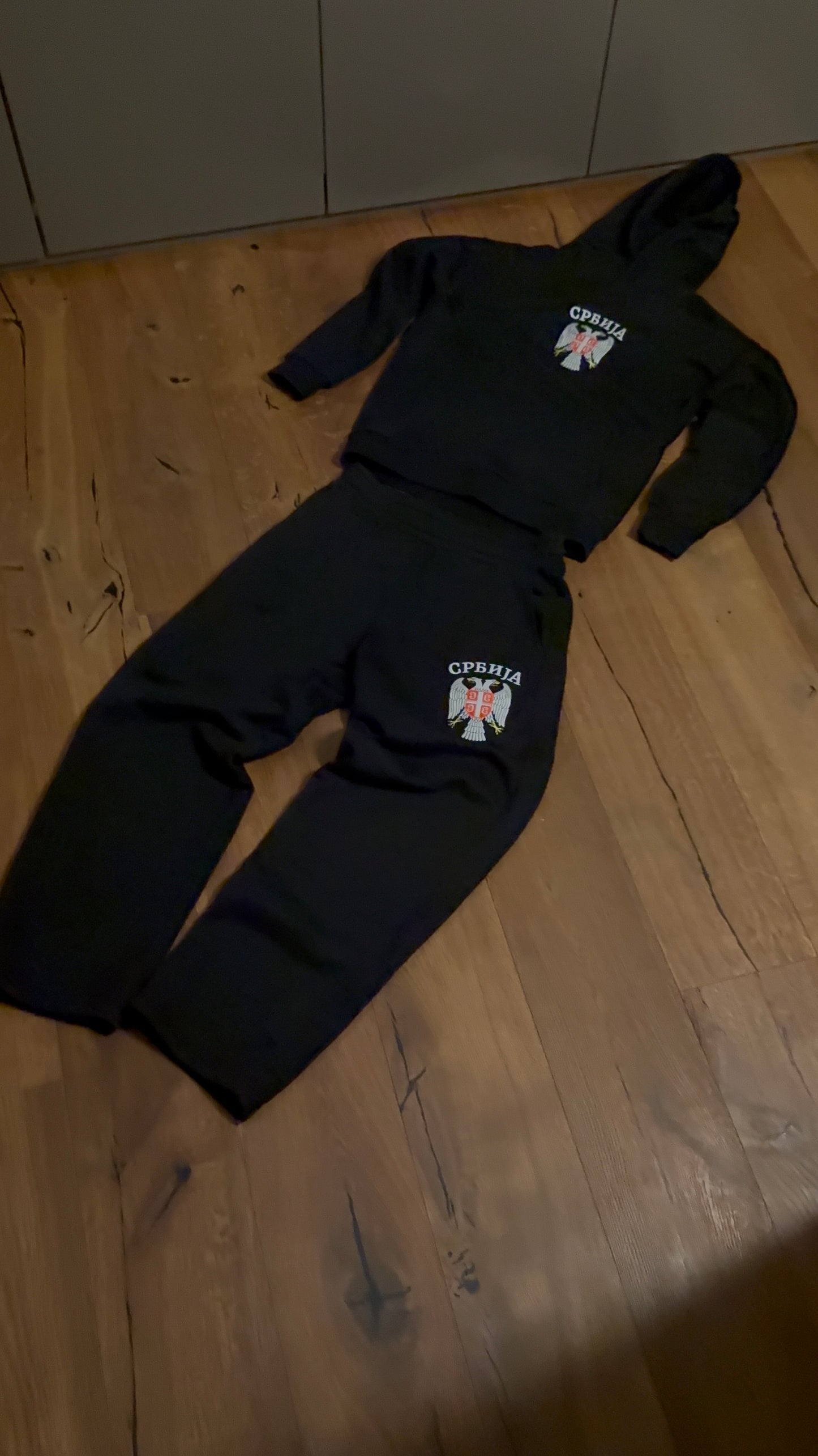 Srbija Tracksuit Black