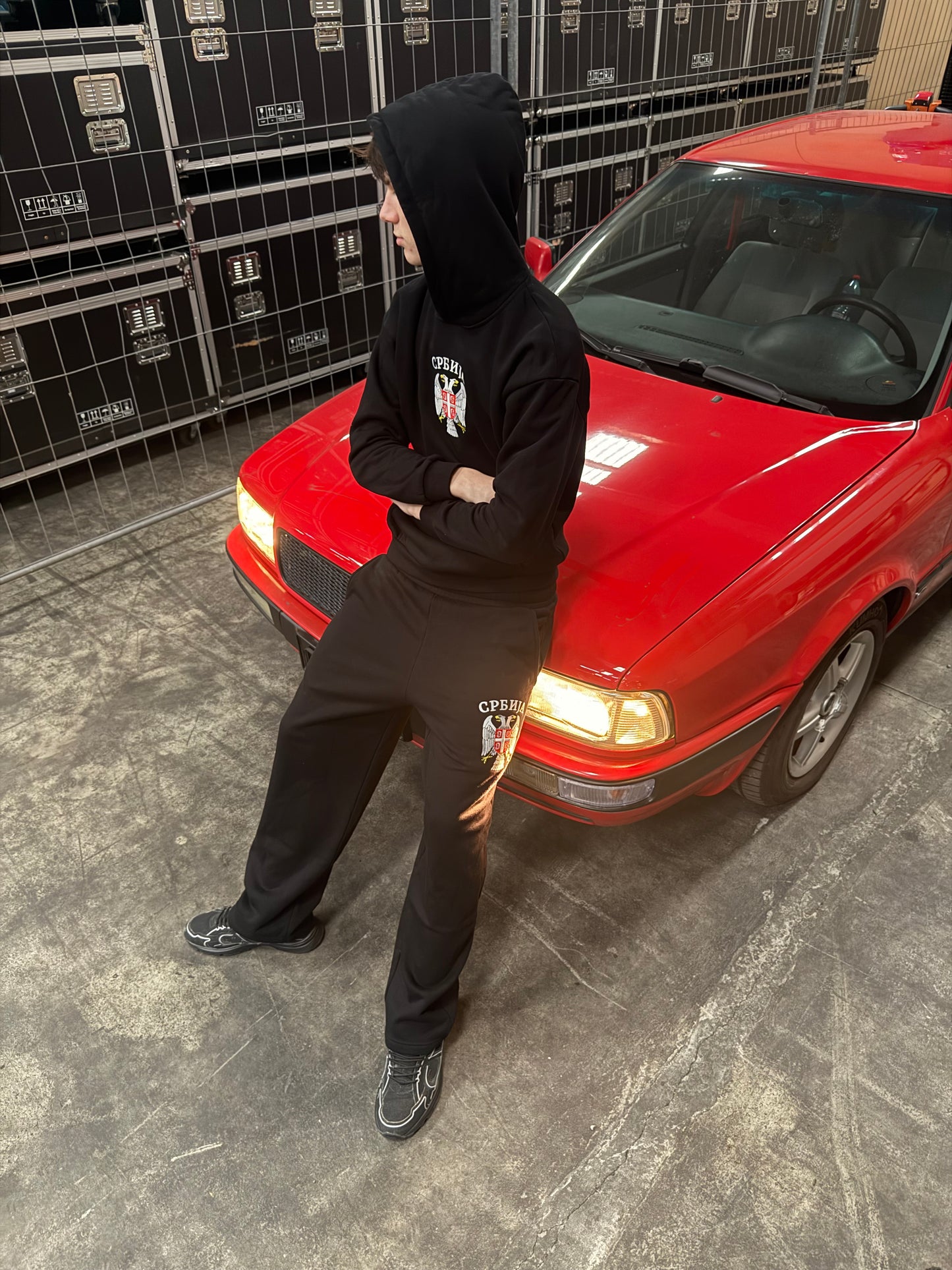Srbija Tracksuit Black