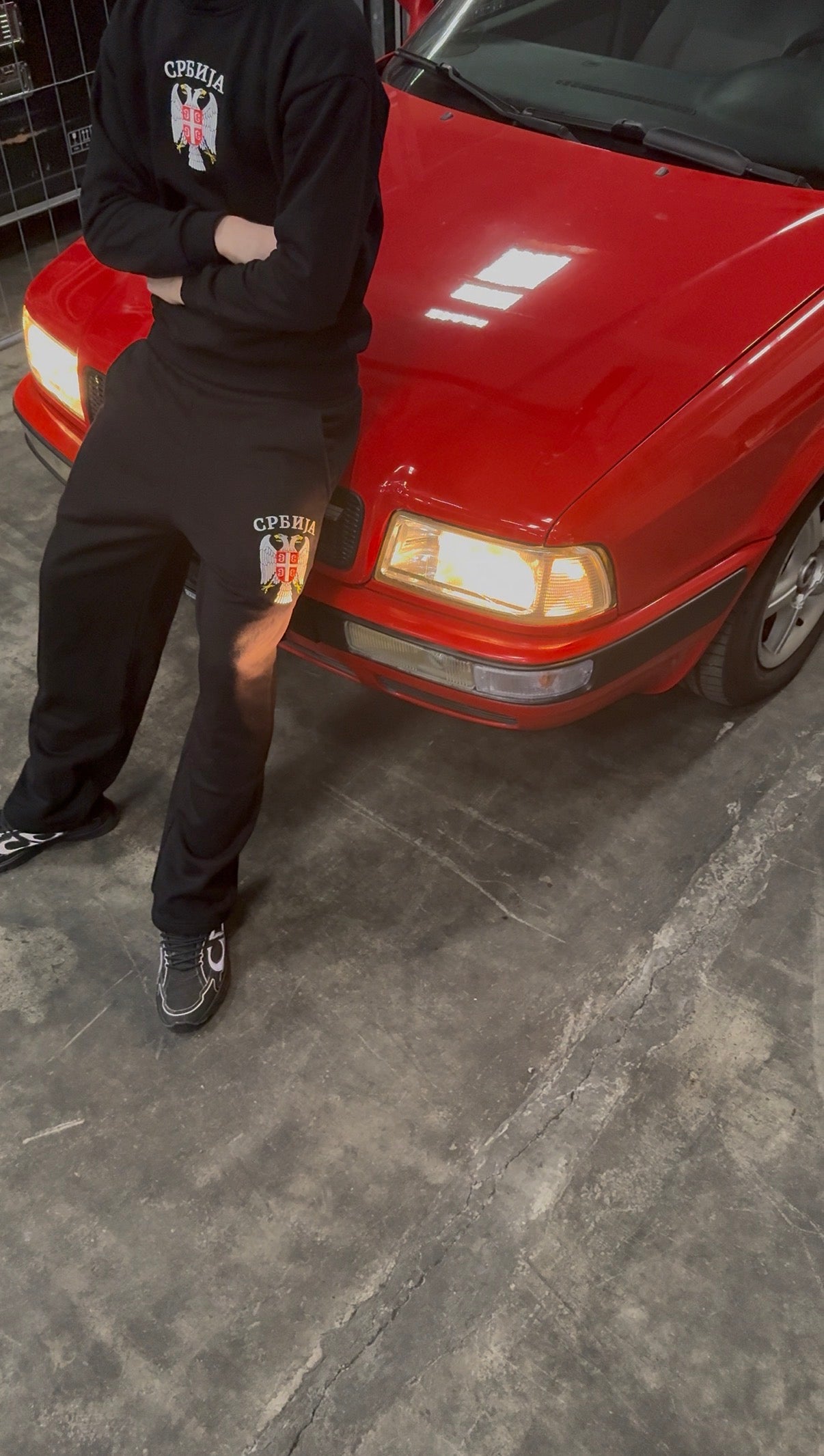 Srbija Tracksuit Black