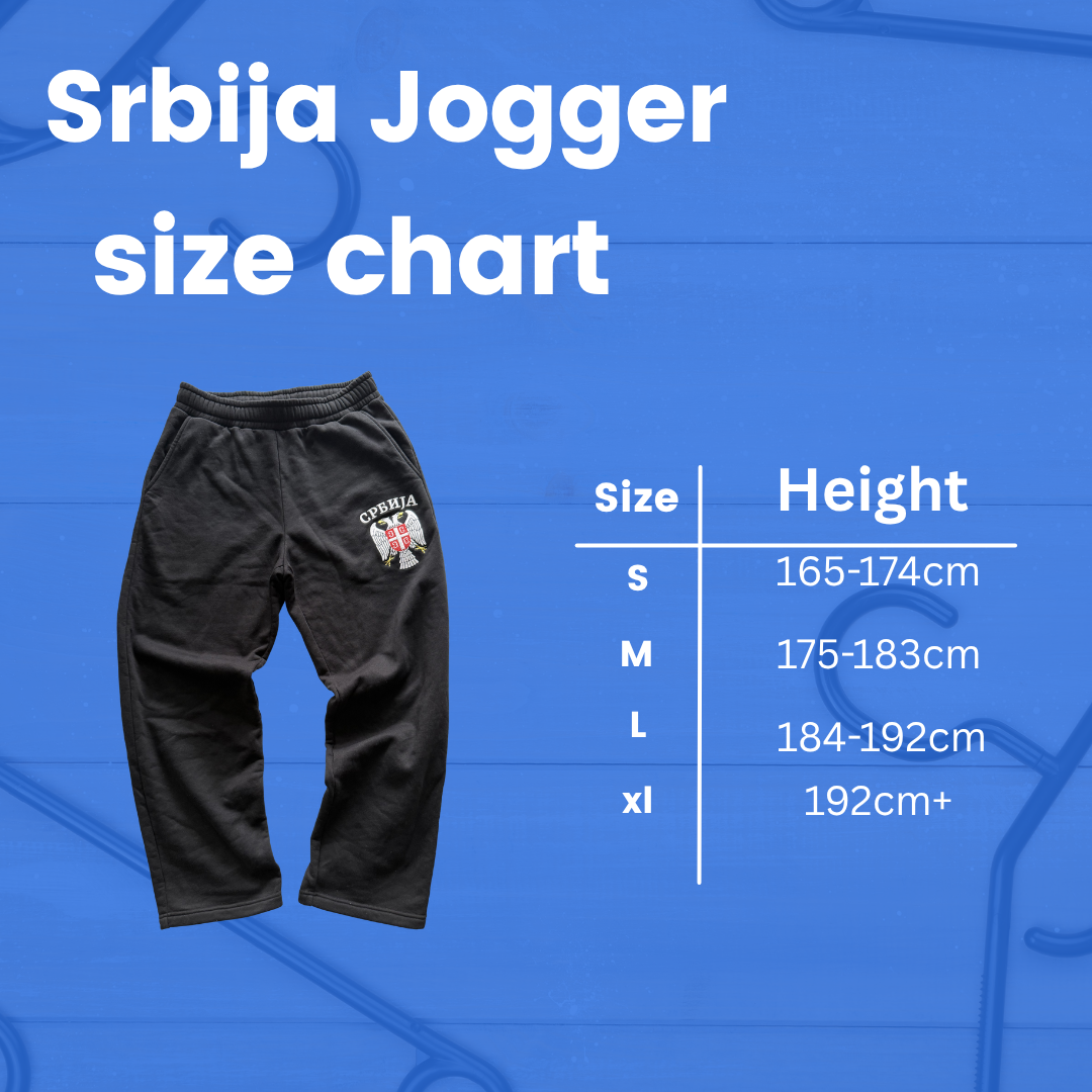 Srbija Jogger Black