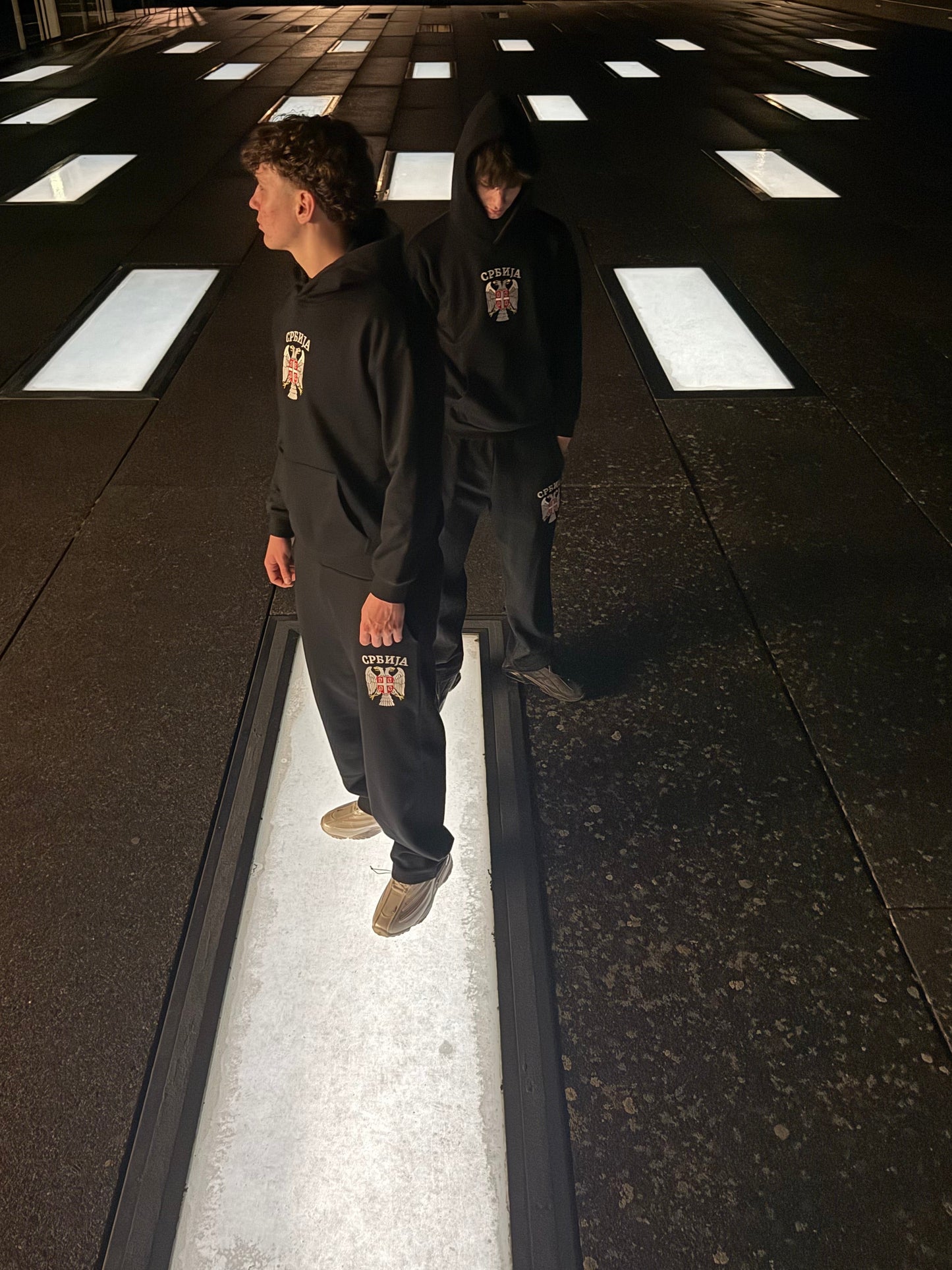 Srbija Tracksuit Black