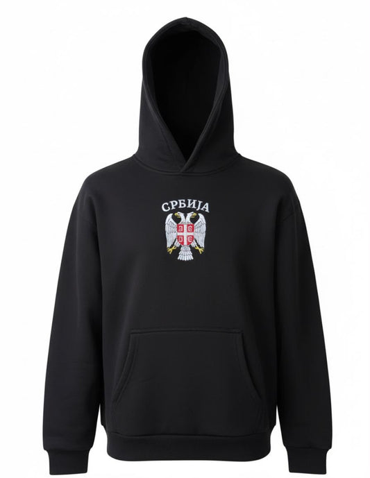 Srbija Hoodie Black