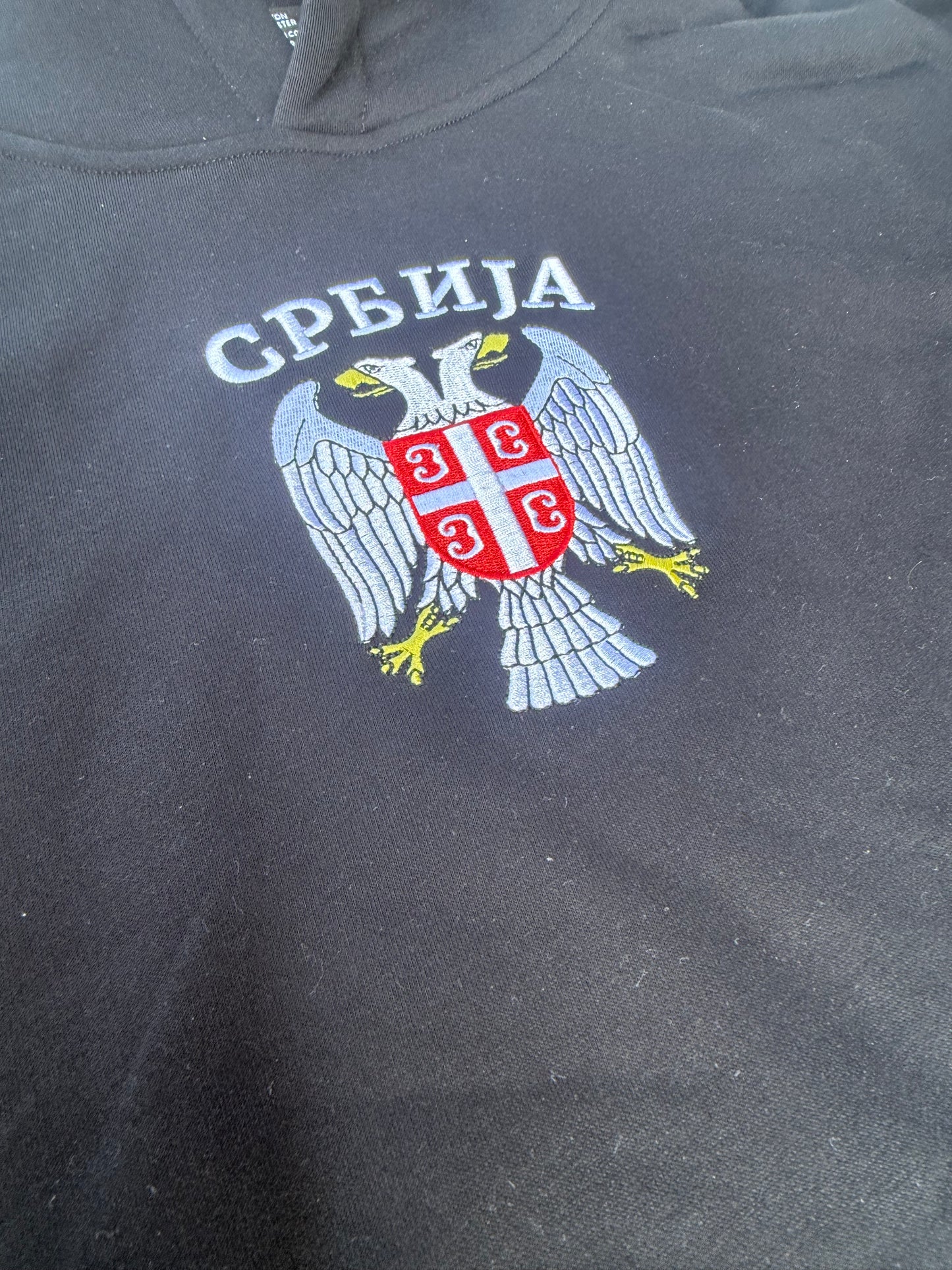 Srbija Hoodie Black